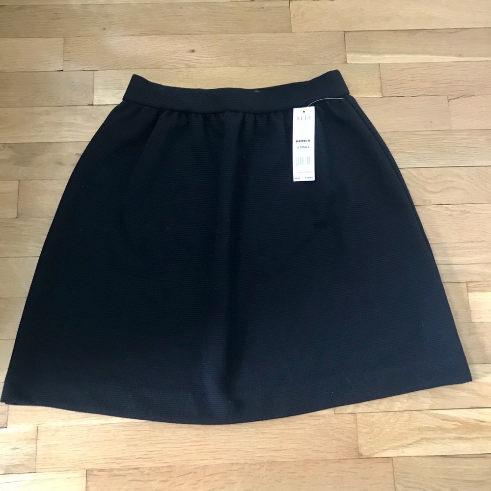 Elle Fit and Flare Ribbed Skirt
